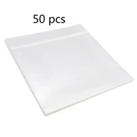27ra 50pcs 12 recording protective sleeve for turntable player lp vinyl record self adhesive records bag