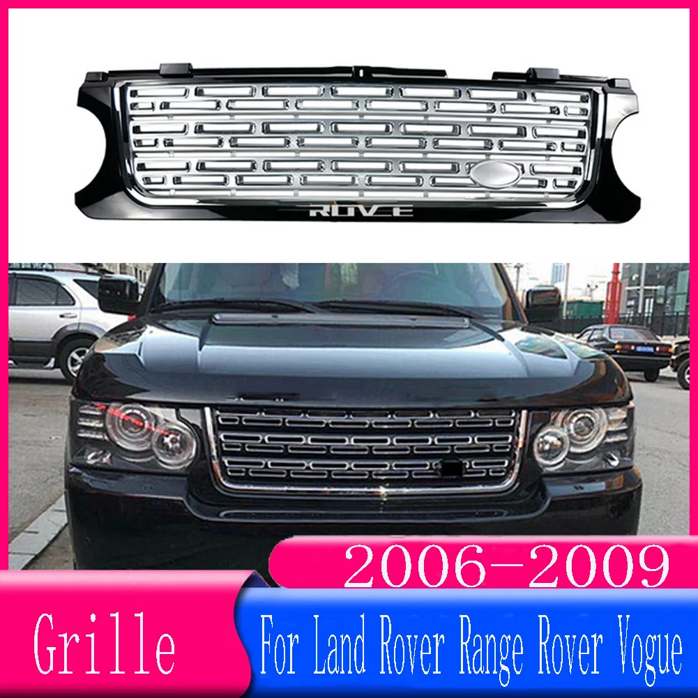 

Modified For Range Rover Vogue L322 2005 2006 2007 2008 2009 Racing Grills Tuning Front Middle Bumper Grille Side Air Vents