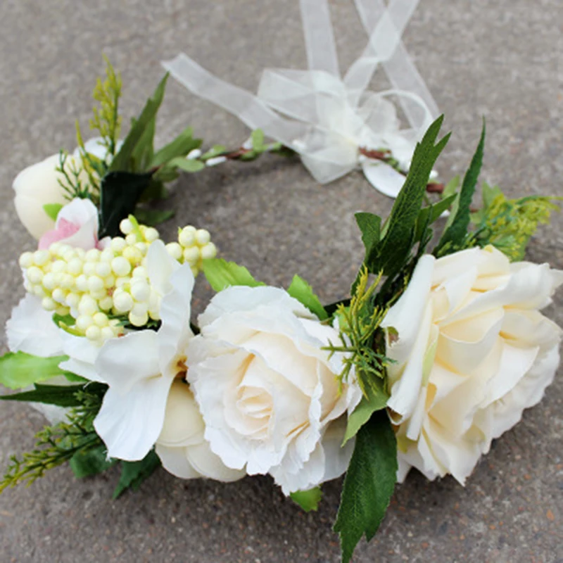 Яркая луна новая дамская головной убор Венок Европейская и американская мода