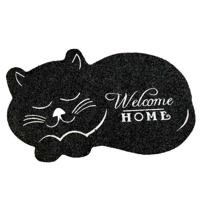 3D напольные коврики неправильной формы для входных ковриков с принтом животных