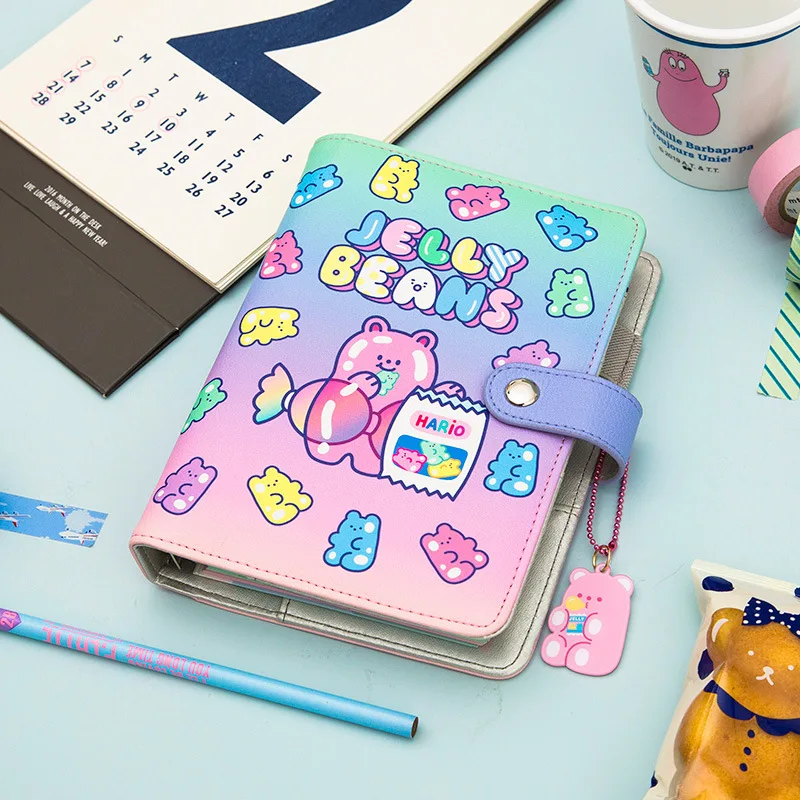 Тетрадь для девочек Kawaii A6 связующий дневник Корея журнал ежедневник