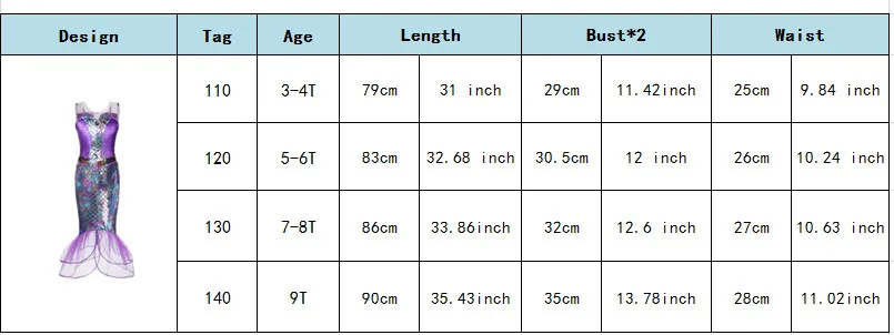 Little Mermaid Ariel Princess Girl Dress Cosplay Costumes For Baby Girl Mermaid Dress Up Sets Children Birthday Party Clothing baby dresses for wedding