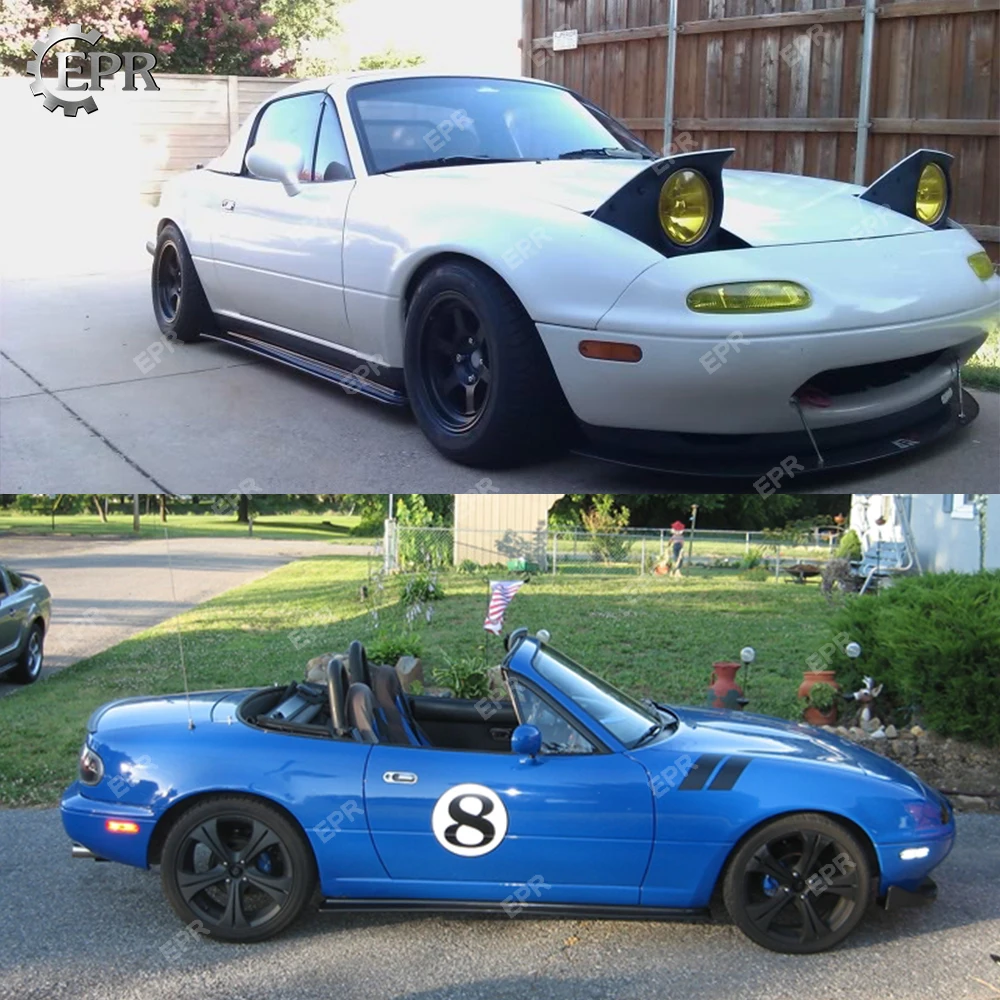 ФАП для Mazda MX5 NA Roadster FD стильная боковая юбка удлинитель Накладка тюнинга