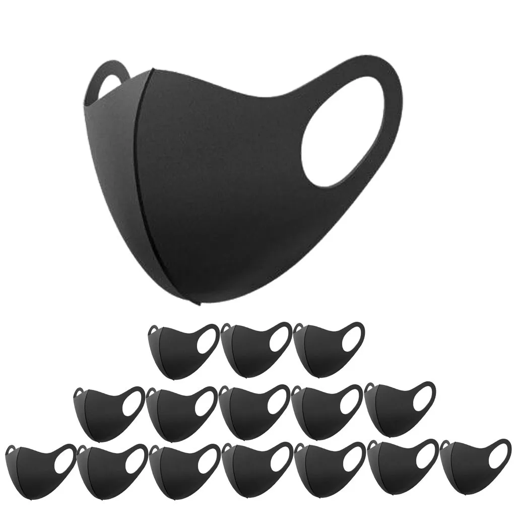 15pc Unisex Reusable Mouth Mask Маски Pm2.5 Windproof Foggy Haze Pollution Printed Pattern Brathable Face Shield Mascarilla | Красота и