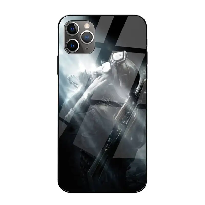 

ZFGHSHYQ Mtro Last Light Phone Case Tempered Glass For Iphone6plus 6S 7 7plus 8 X XS XSmax XR 11 12 Pro Max 12mini