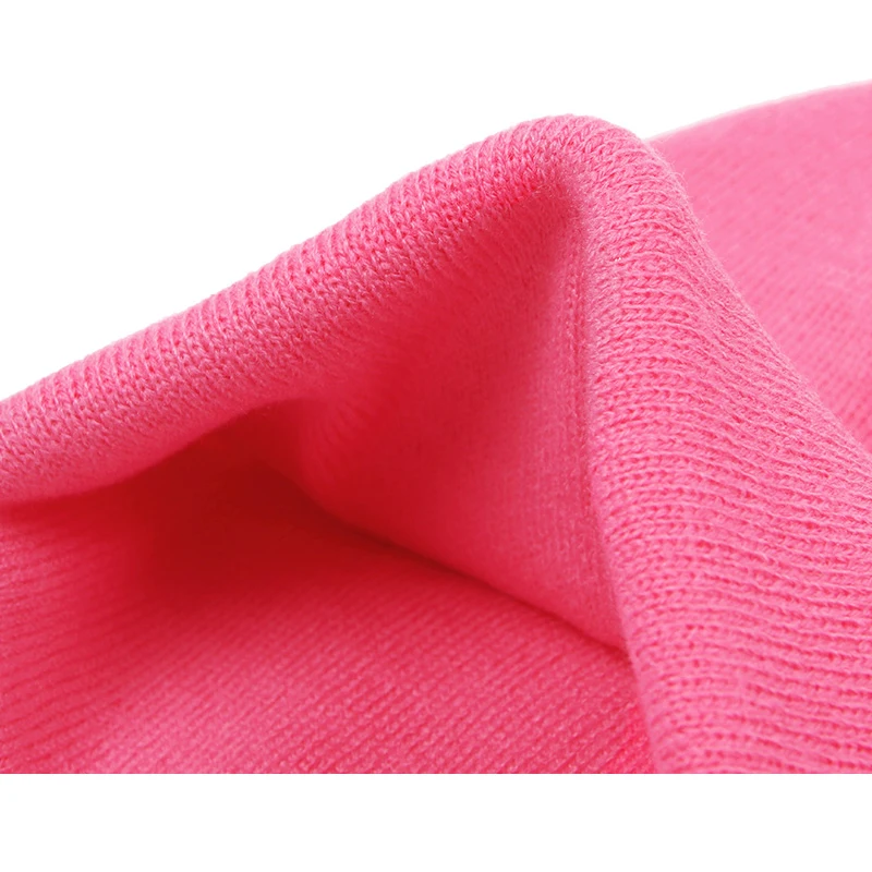 Женская шапка вязаная Шапка-бини шерстяная теплая с вышивкой в стиле хип-хоп