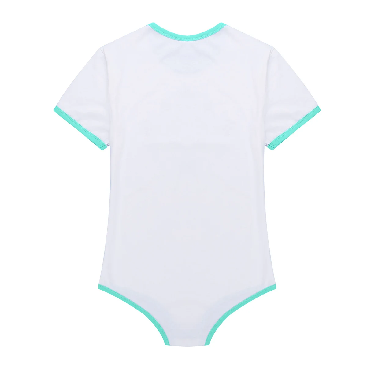 Нижнее белье для взрослых и младенцев мужской комбинезон с круглым вырезом