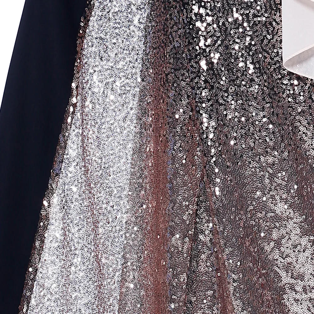 Мусульманские женские вечерние платья с блестками элегантный открытый халат