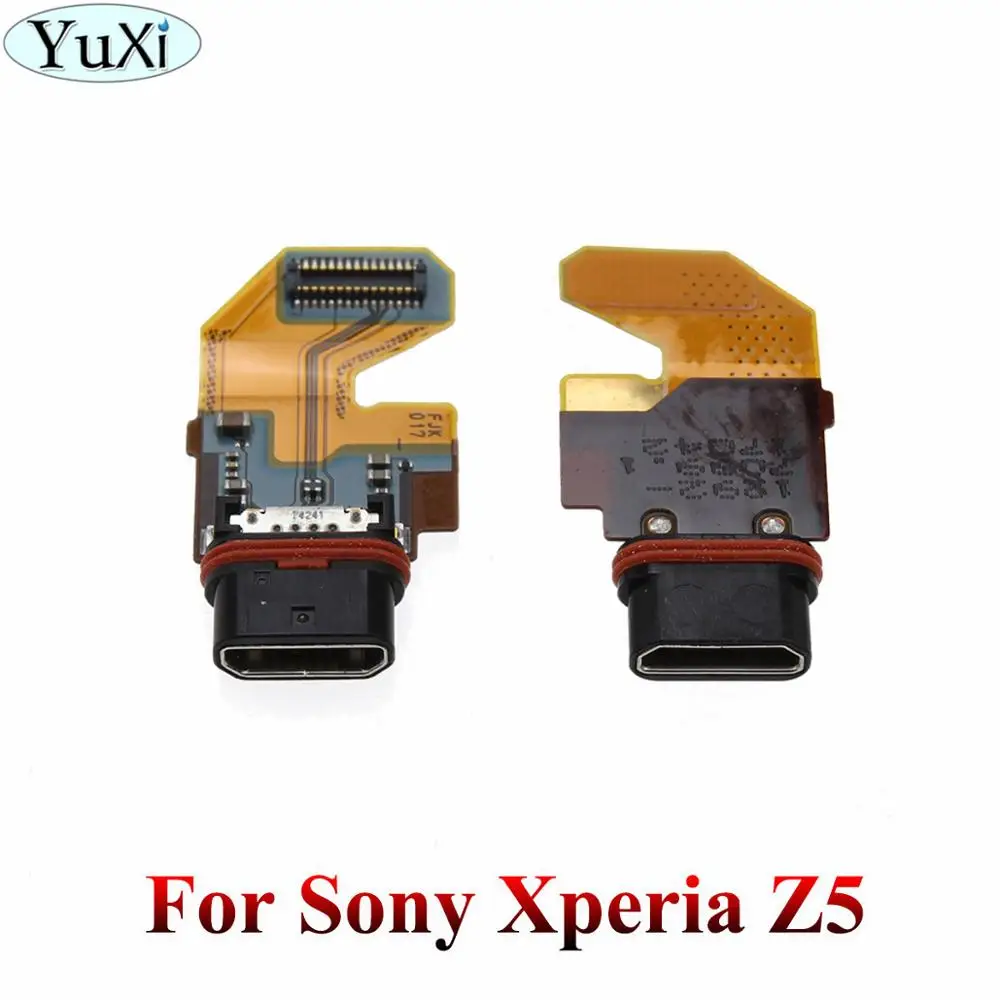 YuXi Зарядное устройство Док-станция плагин Модуль гибкий кабель для Sony Xperia M5 Z4 Z5 Z5P Z5 mini X XZ1 XZS XZP usb зарядка Нижняя плата - Цвет: Z5
