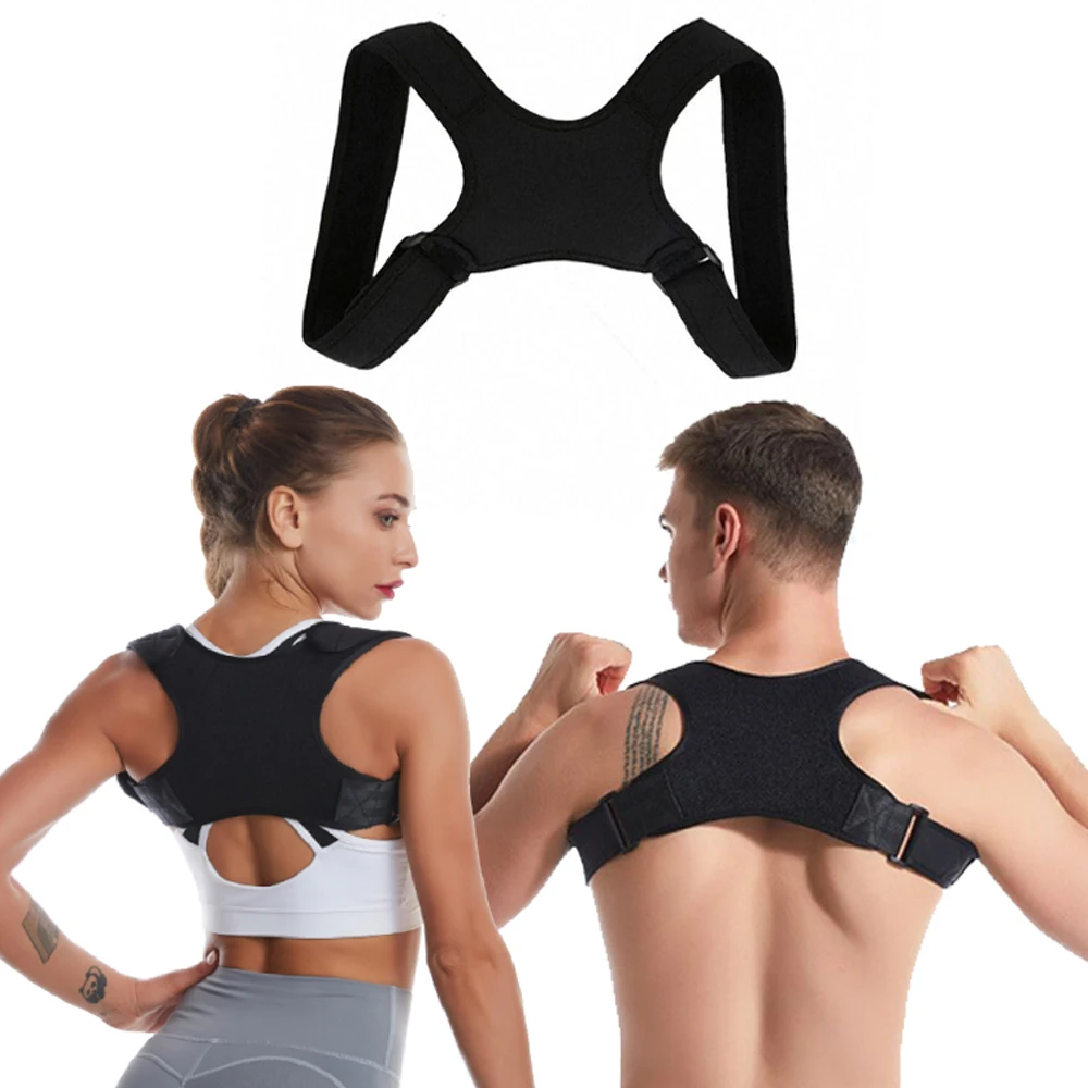 

Adjustable Back Support Belt Back Posture Corrector Clavicle Spine Back Shoulder Lumbar Posture Correction For Adults children