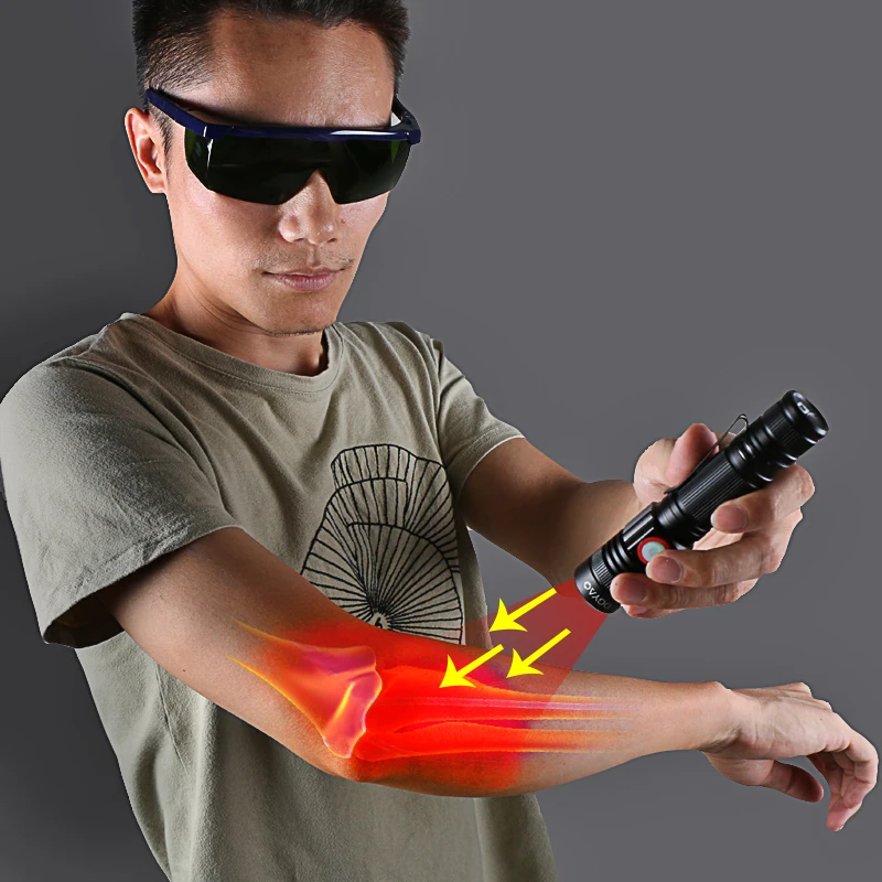 Фонафонарь DGYAO инфракрасный свет красный нм для лечения боли в теле суставах