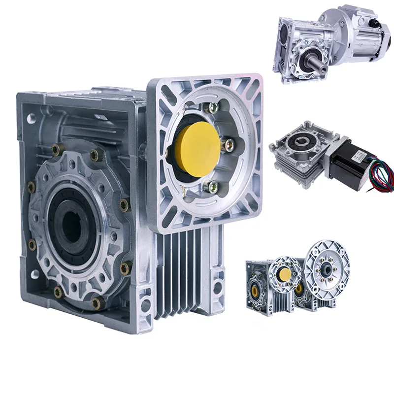 Червячный редуктор NMRV040 RV40 с входным валом 14 мм для шагового двигателя NEMA 34 или
