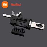 xiaomi nextool multi functional bicycle tool mini pocket bike toolbox outdoor wrench repair tool magnetic sleeve outdoor tool