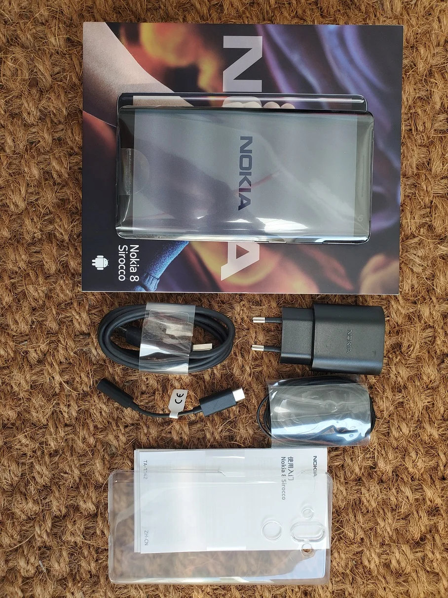 Глобальная версия Nokia 8 sirocco Android 8,0 Восьмиядерный 6 ГБ 128 ГБ Snapdragon 835 5,5 дюйма 256*1440 смартфон