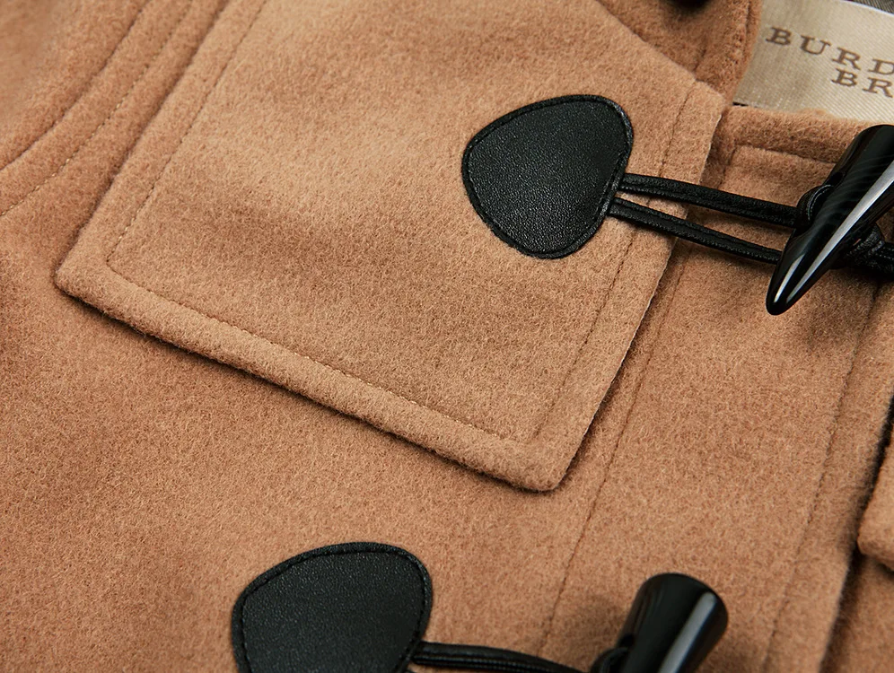 BURDULLY Women Autumn Winter Warm Wool Cashmere Coats Jackets Long Poncho Coats High Quality Quilt Long Coat Manteau Femme