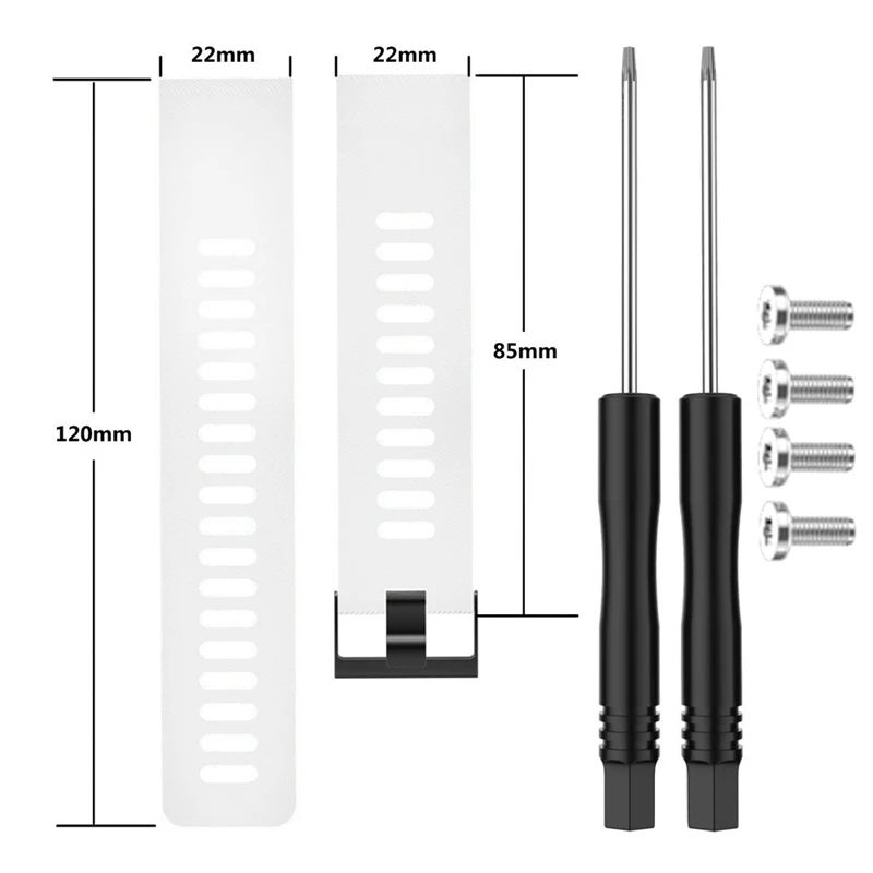 2x силиконовый ремешок для часов браслет Garmin Forerunner 35 умные часы аксессуары черный