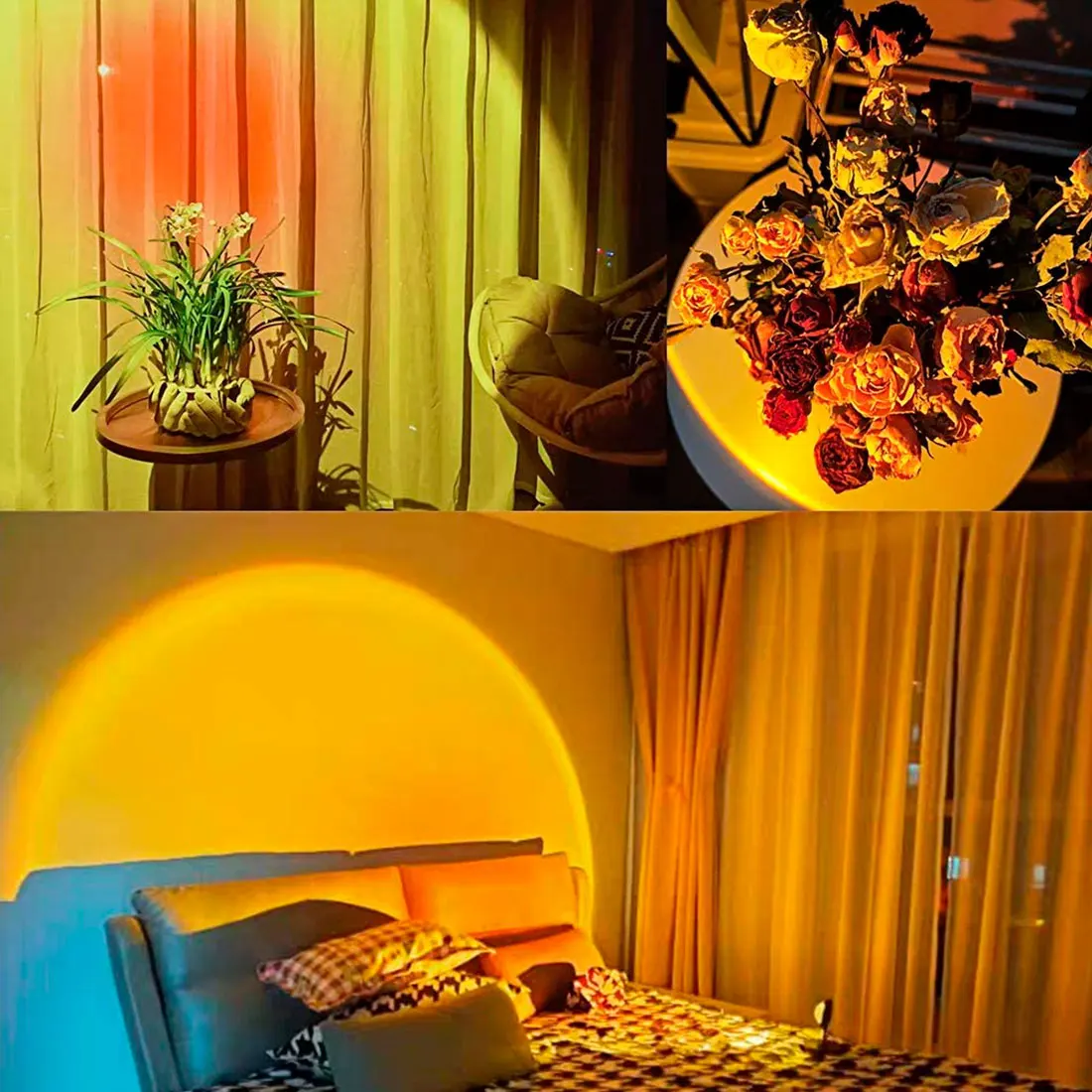 

RGB16 color USB rainbow light sunset bedroom lighting remote control night light INS photo wall background atmosphere light