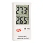 Термометр для аквариума, для аквариума, для помещений, с двойным дисплеем, светодиодный, электронный, цифровой термометр, измеритель температуры