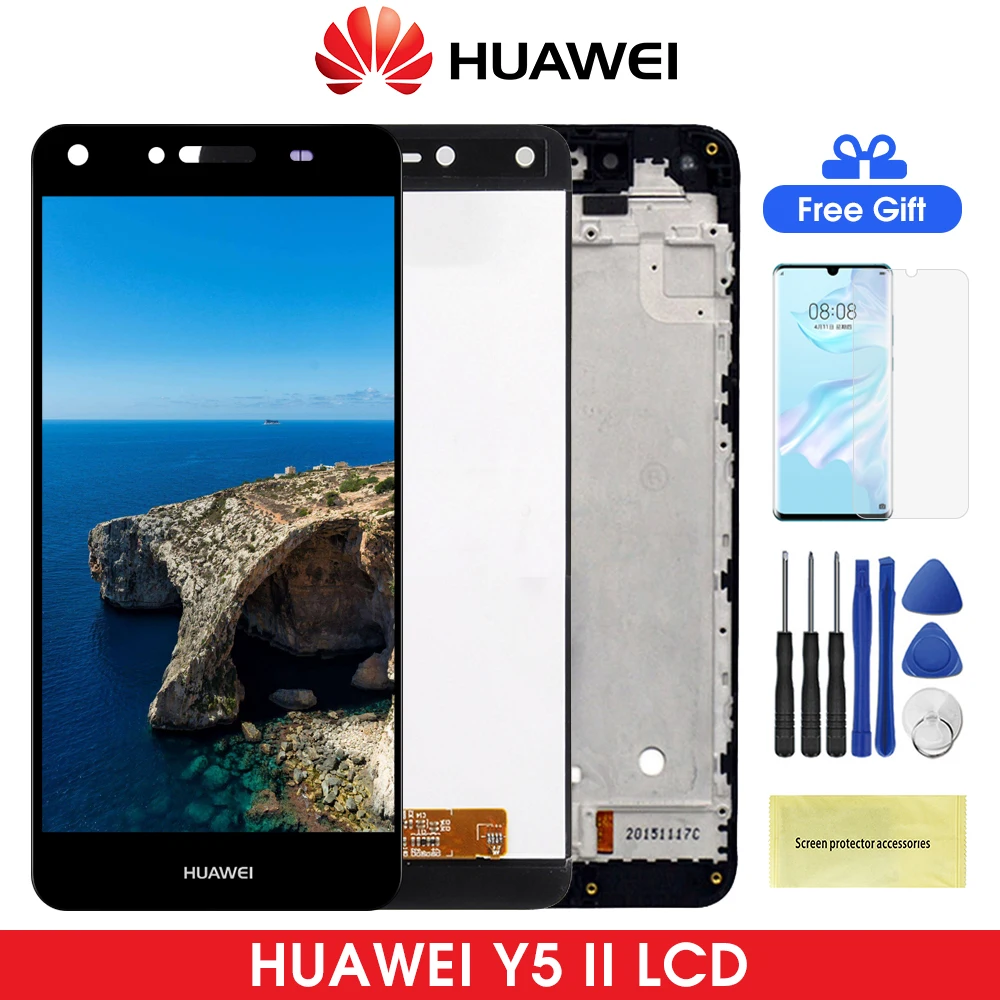 ЖК-дисплей Y5 2 для Huawei II с сенсорным экраном дигитайзер в сборе Y5II CUN U29 L21 L01 L02 L03 L22