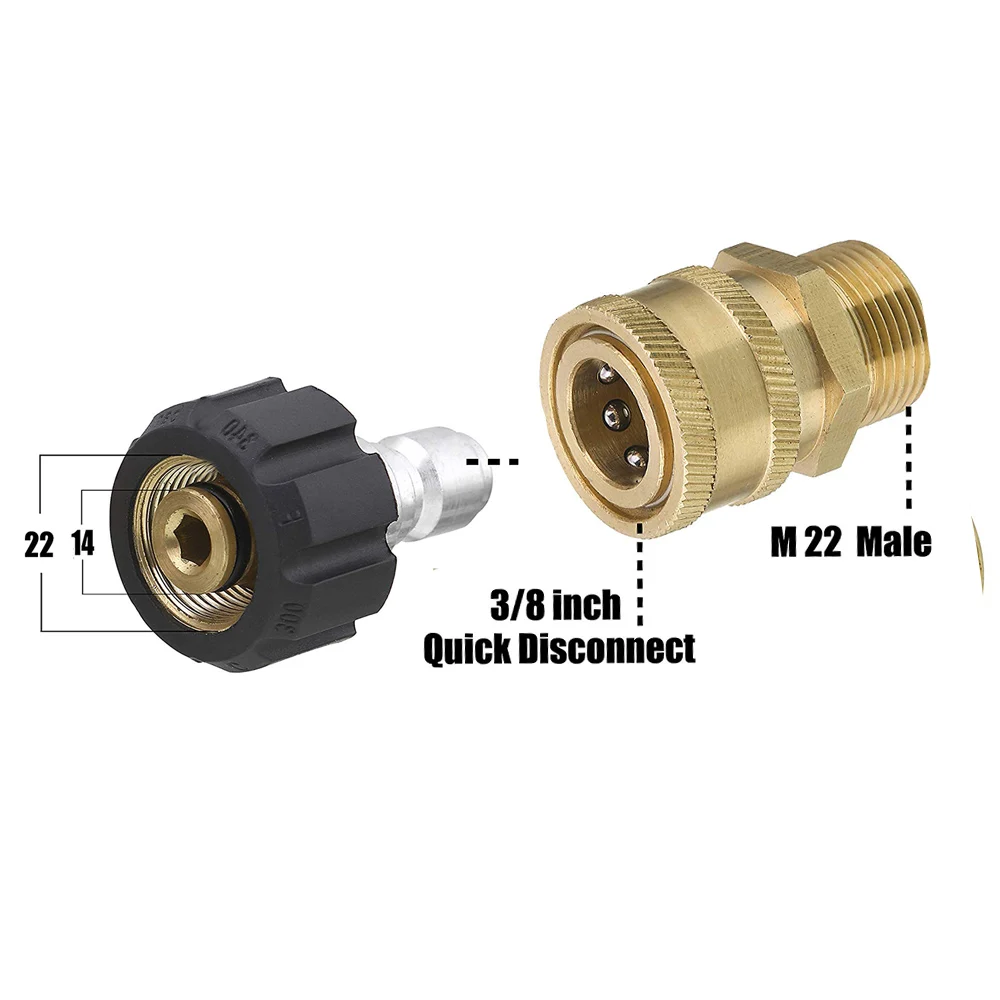 Адаптер для стиральной машины OPRQ набор быстрого подключения 1/4 дюйма 5000 PSI 15 мм