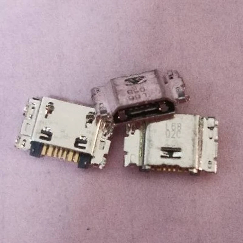 Оригинальный USB-разъем для зарядки, 50 шт., разъем для зарядного устройства, док-станция для Samsung J1, J100, J5, J500, J3, J300, A02, A10, A750, M10, J700, J530, J730