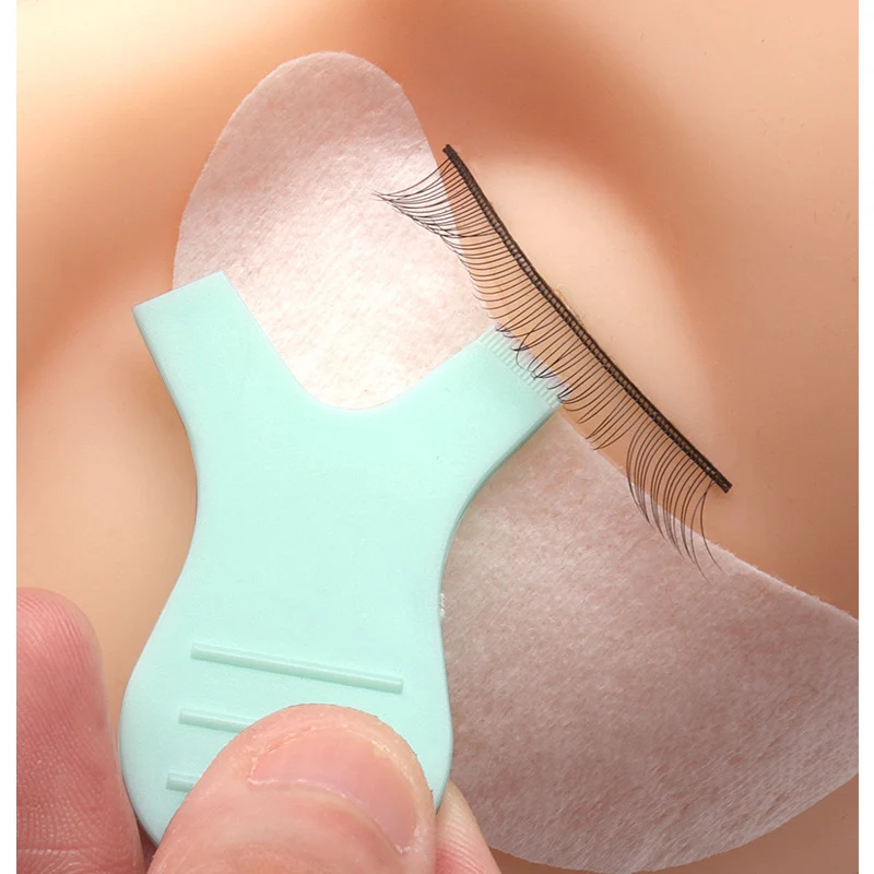 Многоразовых Пластик мягкой щеткой Мини ресниц очистить кисти для макияжа