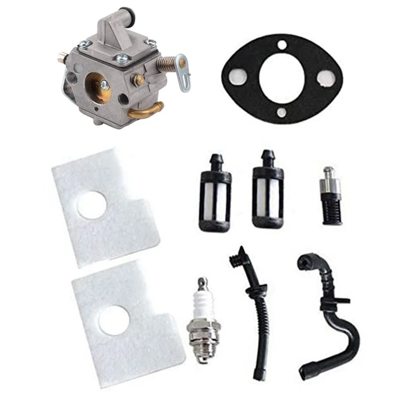 Заменить карбюратор MS170 совместимый с Zama масляным фильтром комплект свечей