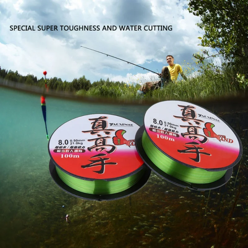 100 м нейлоновая рыболовная леска рыболовный шнур аксессуары зимняя веревка для
