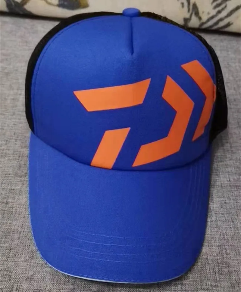 

2021 New Daiwa Fishing hat Summer Sun Hat with Wind Clip Women Men Anti-uv Windproof Cotton Fishing Cap