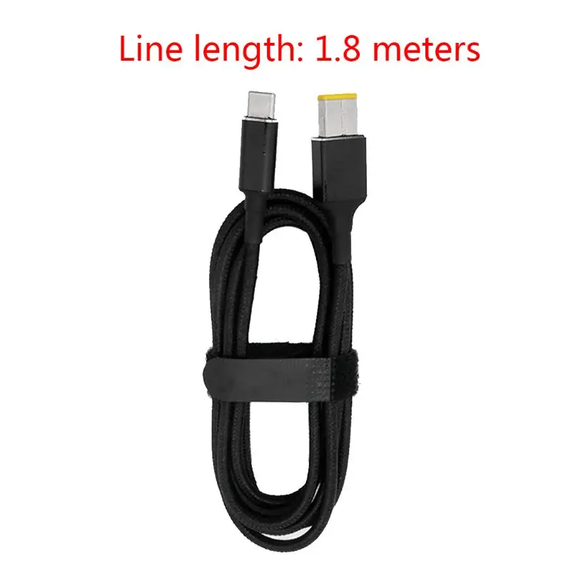 

USB-C Type-C to Slim Tip Power Cable Fast Charging Cord for Lenovo 65W Slim Tip Laptops ThinkPad L440 L450 L540 S431