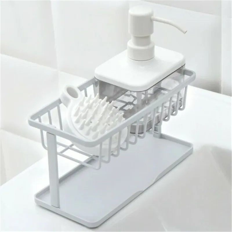 

Bathroom Organizer Holder Sink Rack Tidy Storage Strainer Tools Kitchen Sponge