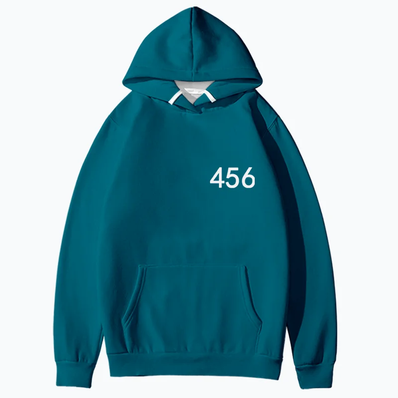 

Korea TV Squid Game Sweatshirts Hoodies Women Oversized Pullover Children Costume Hoodie Sweatshirt Sweatshirts Boys Girls Tops