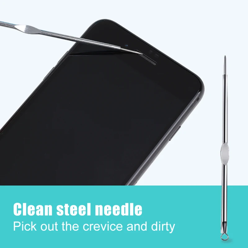 

Smartphones Cleaning Tool Set Screen Charging Port Horn Hole Cleaning for Cell Phones Computer Gamepad MDJ998