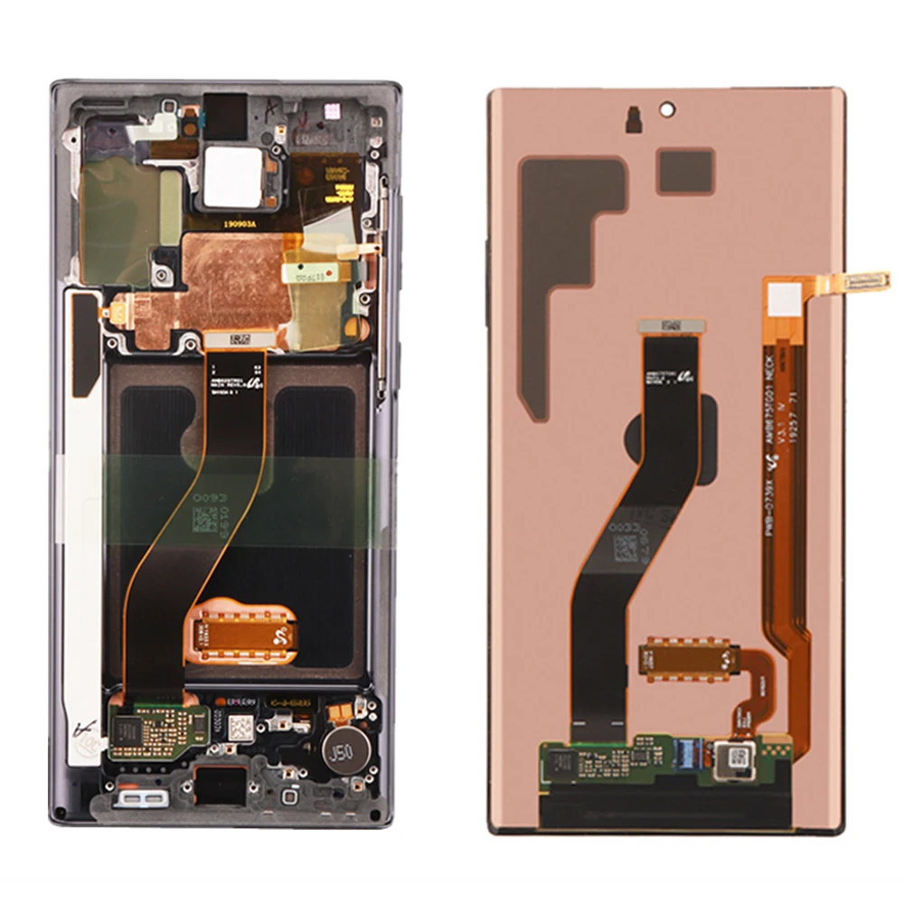 Оригинальный Note10 + ЖК-дисплей для SAMSUNG Galaxy Plus Note 10 N975 N975F дисплей сенсорный экран в
