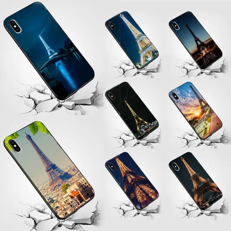 

paris france eiffel tower Night Phone Case for Huawei mate9 10 20X 30 40 pro PSmart2019