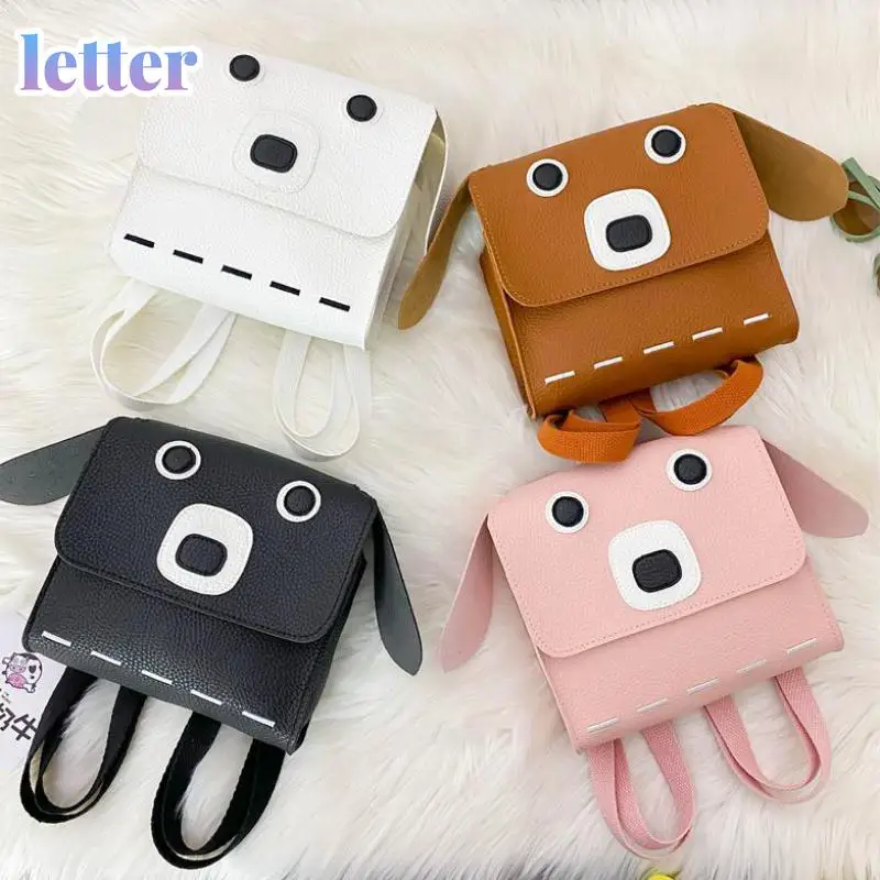 

Cartoon Bear Backpack 2022 New Girls Boy Cute Small Ears Kids Fashion Soft Backpack Pu Children Leather 4 Color Shoulder Bag