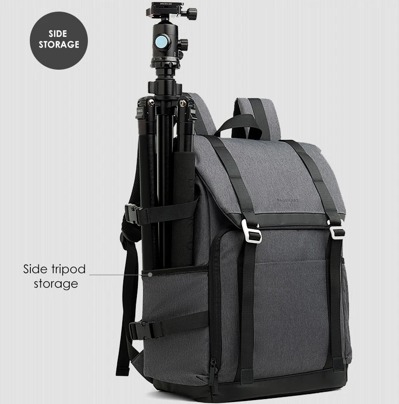Рюкзак для путешествий для камеры BAGSMART, сумка для фотосъемки SLR/DSLR камеры s& 1" ноутбука с водонепроницаемым дождевиком и держателем штатива