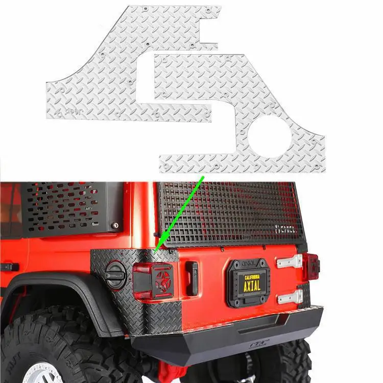

AXIAL SCX10 III AXI03007 rear anti-skid plate, tail lamp large surround