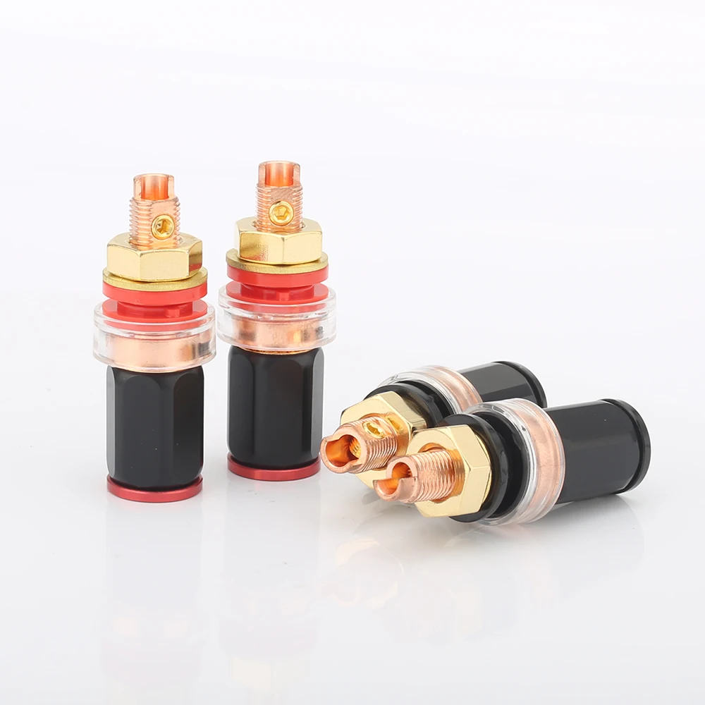 4 шт. стильный Швейцарский чистый красный медный усилитель с опорой|Коннекторы и