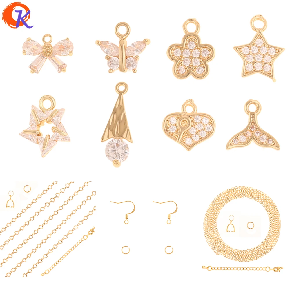 Сердечный дизайн ювелирный набор аксессуаров/ожерелье/Сделай сам