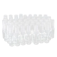 50pcs empty clear plastic fine mist spray bottles with microfiber cleaning cloth 20ml refillable container perfect for cleaning