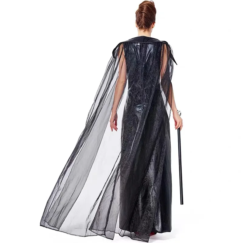 Женщины Злая Королева Ведьма Волшебница Косплей Женский Хэллоуин Дракон