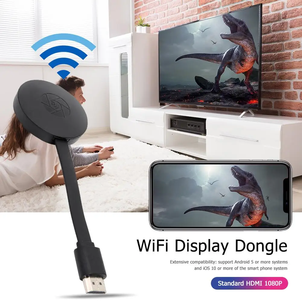 Многофункциональный адаптер дисплея HDMI совместимый беспроводной приемник 1080P