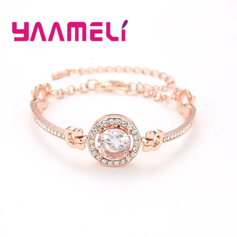 

New Crystal Royal Style Punk Bangles Women's Jewelry Premium Bracelet Bride Love Jewelry Bracelet Wedding Gift Top Quality