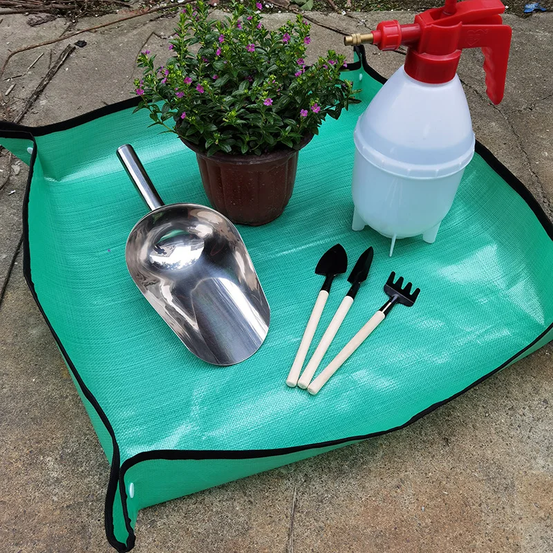 

Multifunction Planting Mat Waterproof Gardening Potting Mat Anti Dirty Flowerpot Transplanting Tool Flowers Planting Accessories