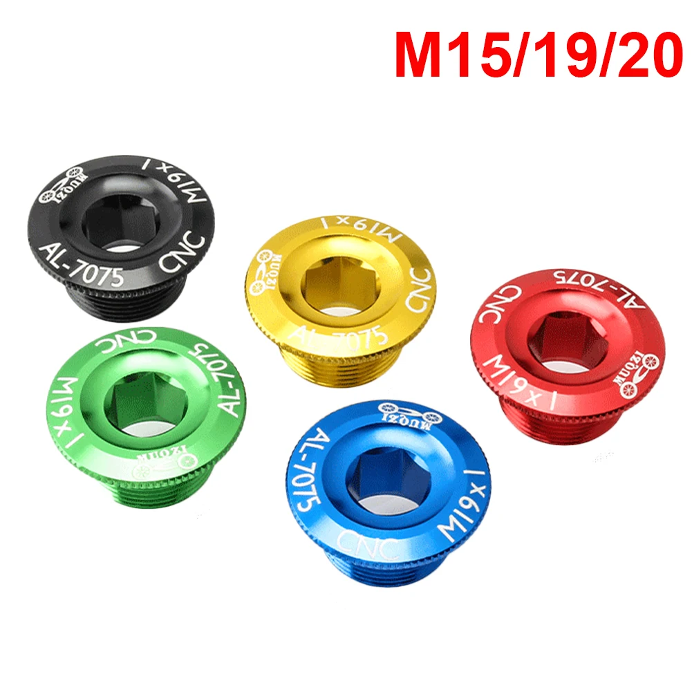 

MTB Bike M15/M19/M20 Crank Cover Screws CNC Aluminum Alloy Crank Bolt Cap Crankset Screw For Shimano