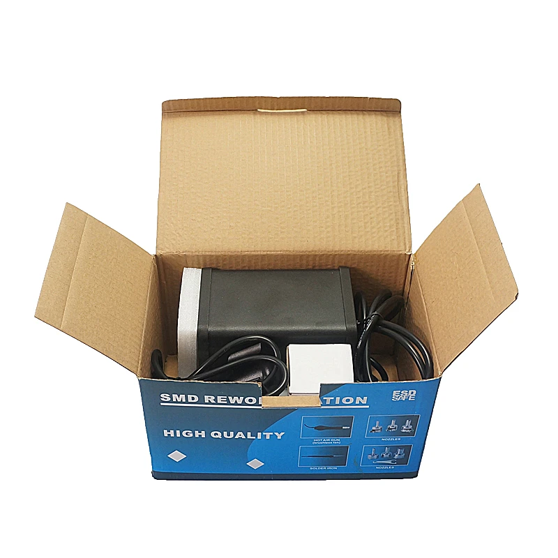 SAIKE 858D Lead Free Adjustable Hot Air Heat Gun with Helical Wind 580W SMD Rework Station | Инструменты