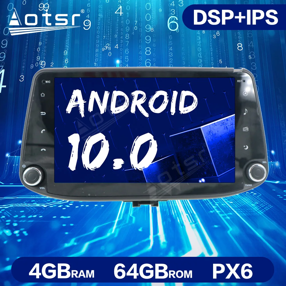 Стереоприемник 2 din для Hyundai i30 Android 10 0 PX6 6 ядер цп 2017 2018 автомобильный