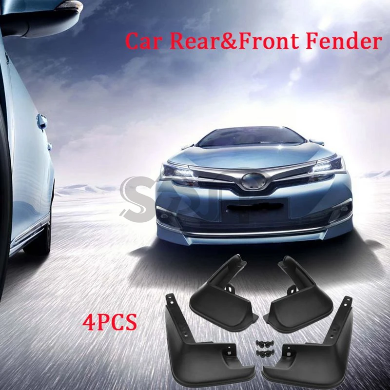 4 шт. Брызговики на заднее переднее крыло автомобиля для Toyota Corolla Altis 2014 2015 2016 2017 |
