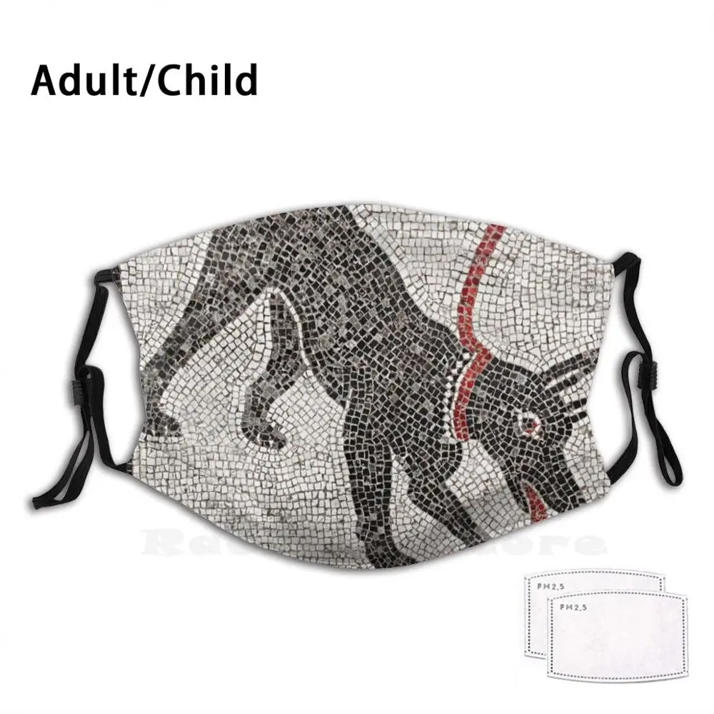 

Пещера Canem мозаика (Остерегайтесь собаки) смешная печать многоразовая фильтр Pm2.3210 маска для лица пещера Canem древняя собака Остерегайтесь со...